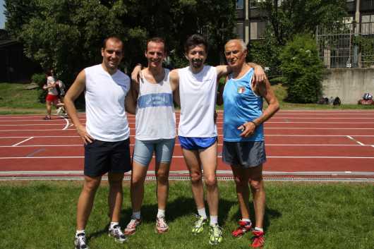 Momenti di Pista: Francesco, Cristiano, Luciano e l'inossidabile Pietro Ferrari
