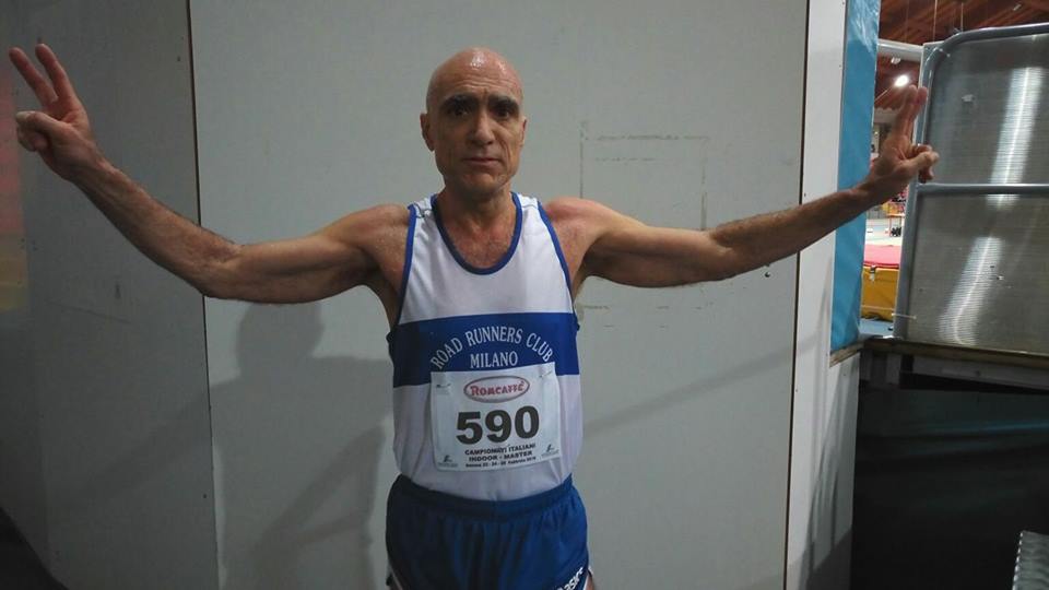Max sensibilmente emozionato dopo la vittoria sui 3000 metri