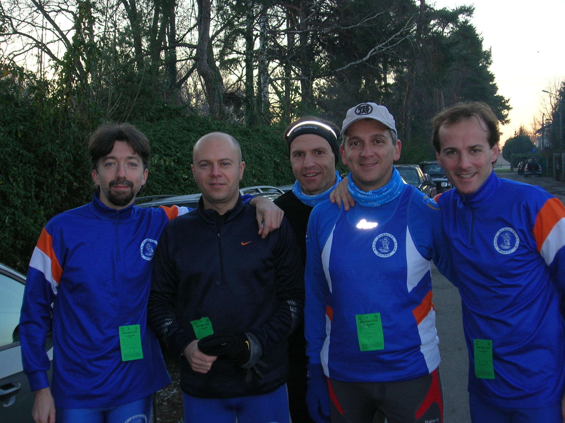 Luciano, Alberto, Diego, Paolo ed io. 