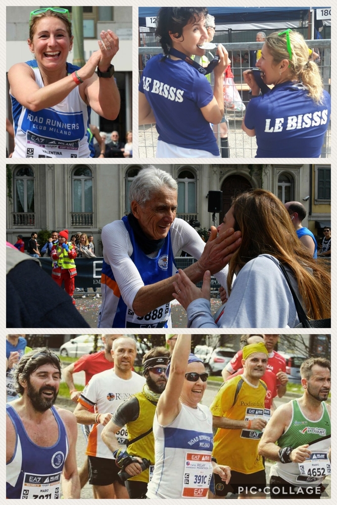 Cartoline Road dalla Milano Marathon..