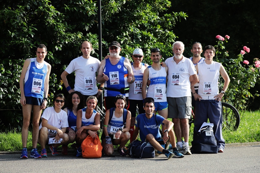 Il Gruppo Road alla QT8 Run, col grande ritorno del Compa in una gara competitiva..