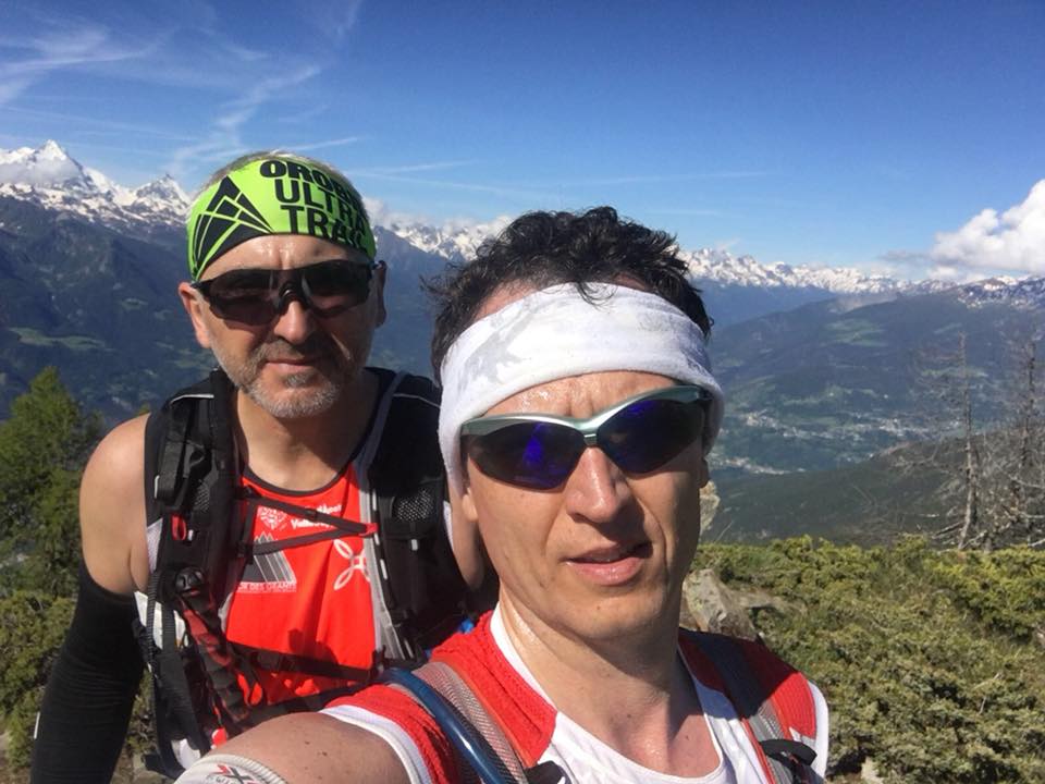 Giuseppe Prosperi e Matteo Romagnoni al Quartrail