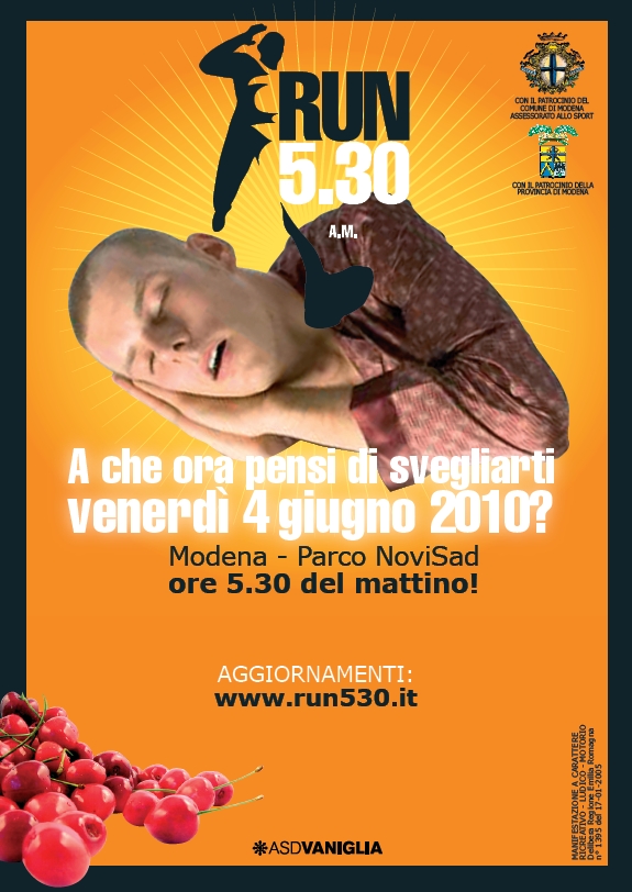 Il volantino della Run530 Il volantino della Run530