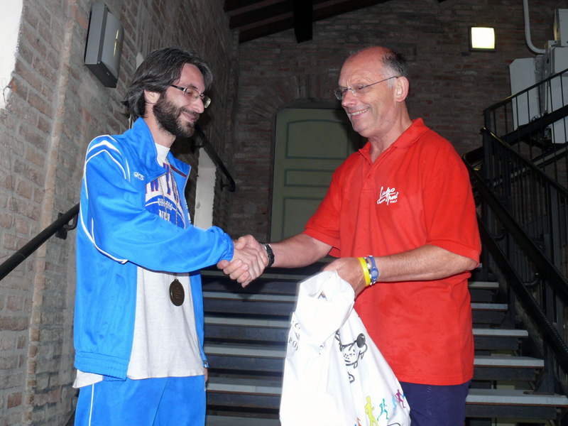 La premiazione con Lupo