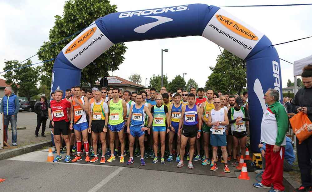 Run in Seveso. La partenza dello scorso anno