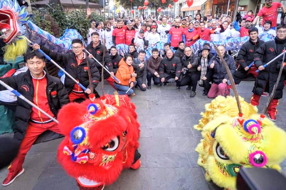 Foto alla partenza dell'edizione 2019, anno del Maiale