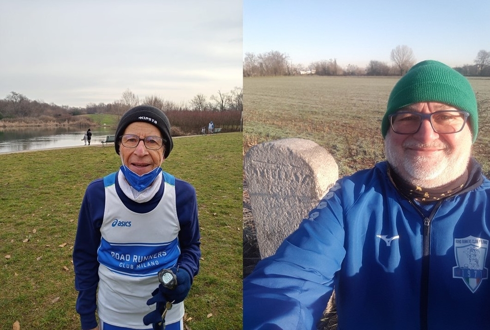 Franchino e il Compa, prime maglie rosa di Run for Two