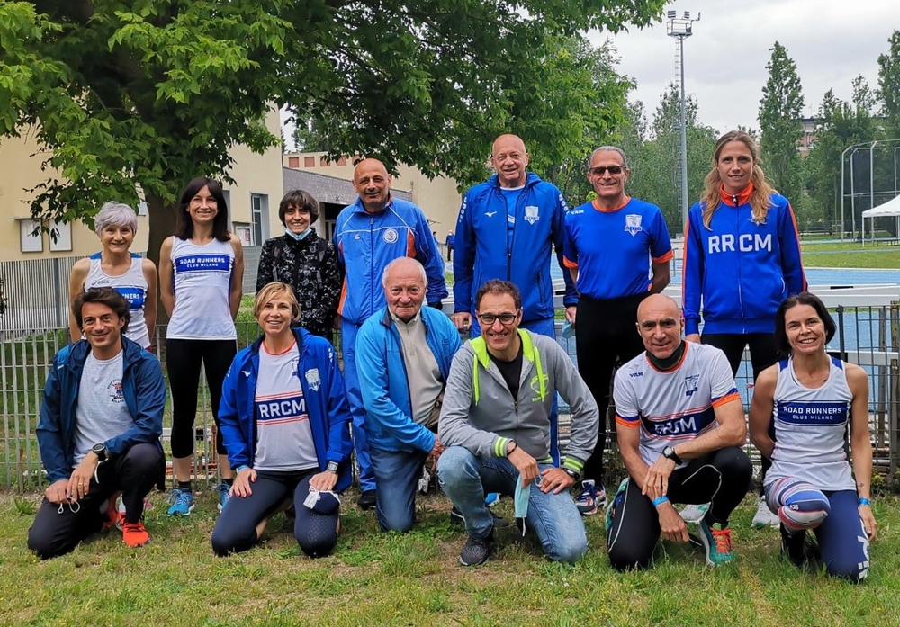 Parte della squadra Pista 2021 in trasferta a Mantova