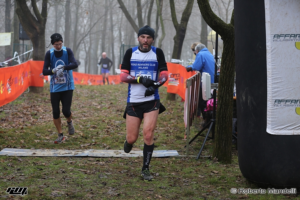 Massimiliano Sangalli al termine della fatica (foto di Roberto Mandelli)