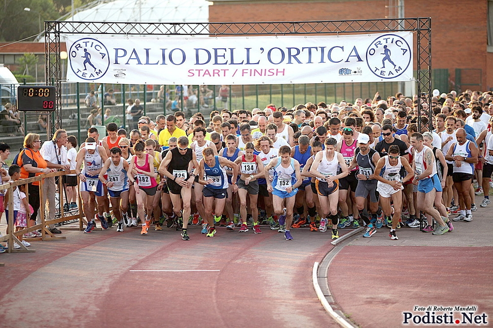 Una partenza di qualche anno fa (io e Max Martelli in prima fila...)