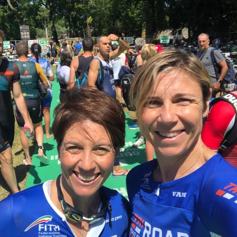 Lisa e Simona al Triathlon di Bardolino