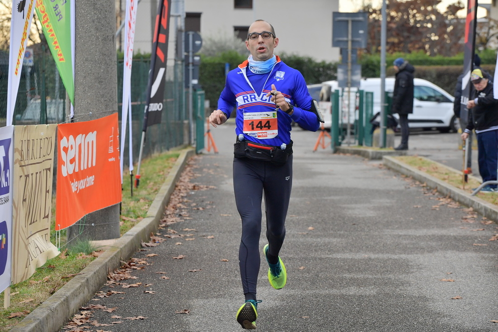 Roberto Rossetti al Traguardo della Maratonina di Lemine