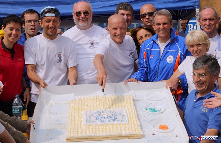 La torta dei 40 anni Road a Casterno nel 2011!