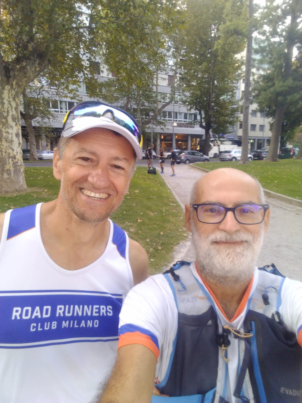 Roberto e Marco alla 50 km nel Parco dell'Adda