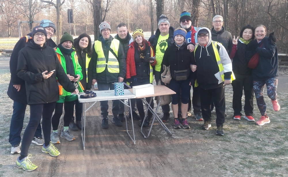 Volontari e Road alla gelida Parkrun 301