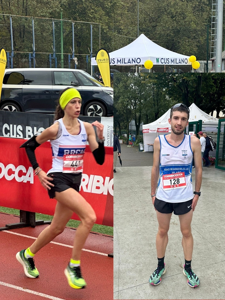 Marina e Camillo, freschi campioni sociali della 10K su strada