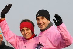 Donatella Vinci e Gianni Pistis indossano la prima Maglia Rosa Road!
