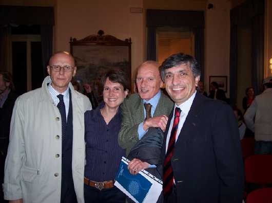 Io, con il Presidente Isolano e i Vice Valli e Brillo 