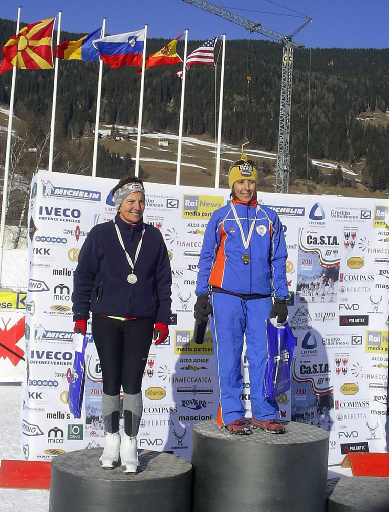 Luisella sul gradino più alto
