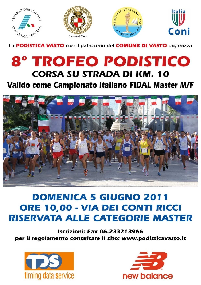 Locandina della gara