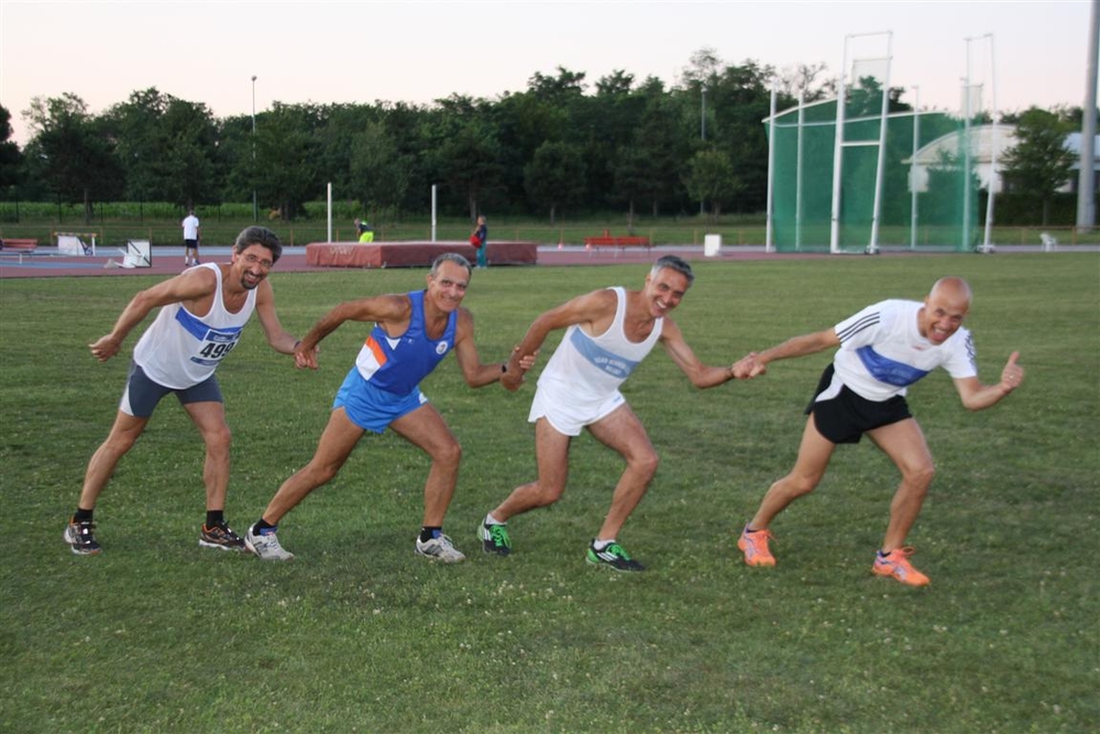 I nuovi primatisti italiani della 4x400 categoria M55