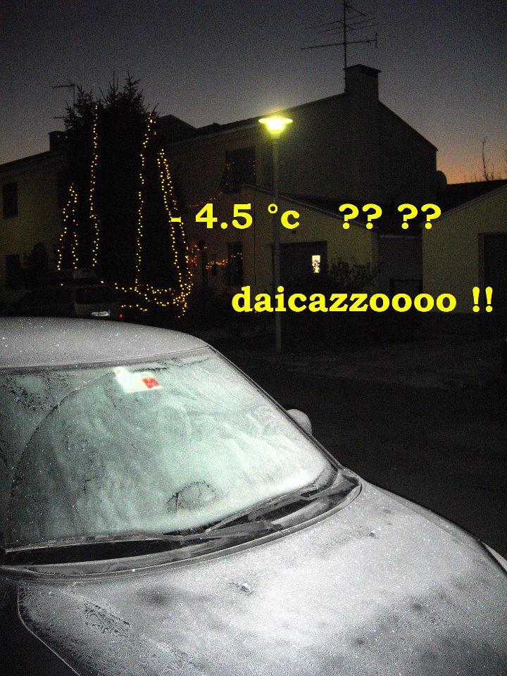 L'auto parcheggiata dietro la mia a Moncucco alle 7,40 di stamattina! L'auto parcheggiata dietro la mia a Moncucco alle 7,40 di stamattina!