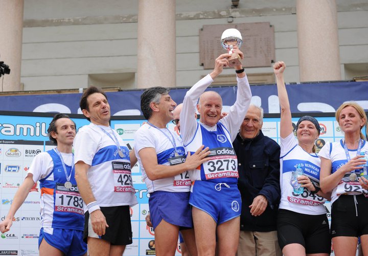 Il Road sul podio della Stramilano 2011 
