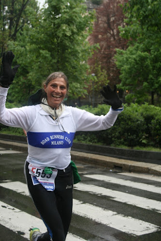 Chiara all'ultima Milano City Marathon