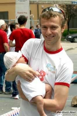 Luca Maestroni e la sua bellissima bimba
