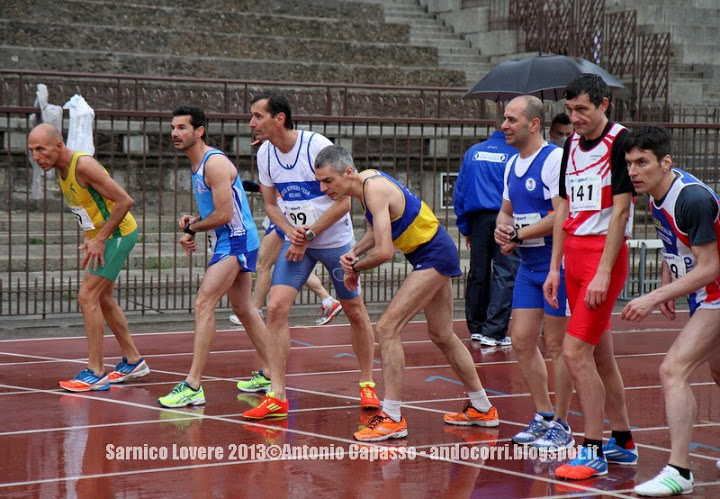 Lorenzo Vanetti alla partenza