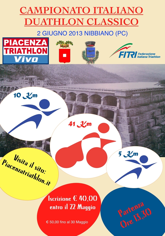 La locandina della gara La locandina della gara