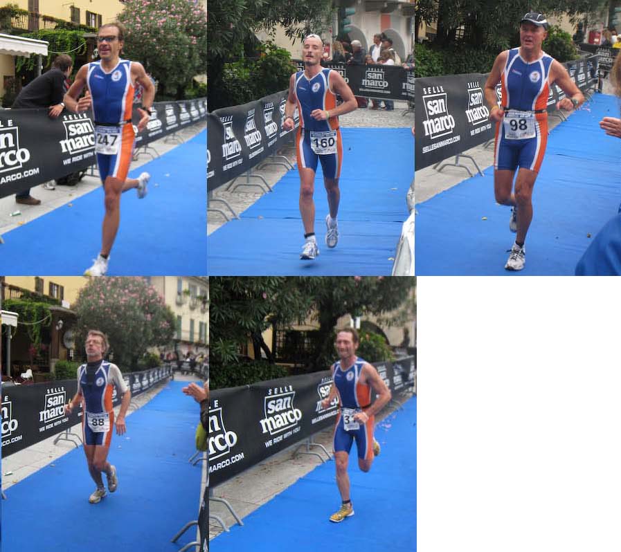 Ecco alcuni dei Road Runner's in procinto di tagliare il traguardo di Mergozzo