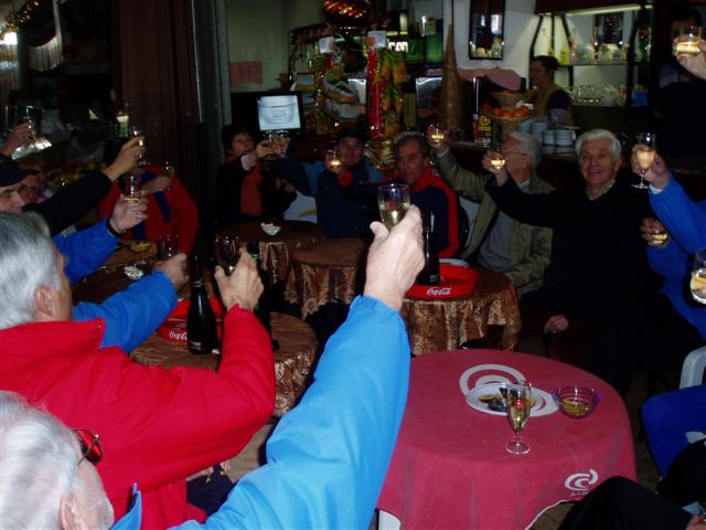 Il gruppo INPS brinda al Segretario