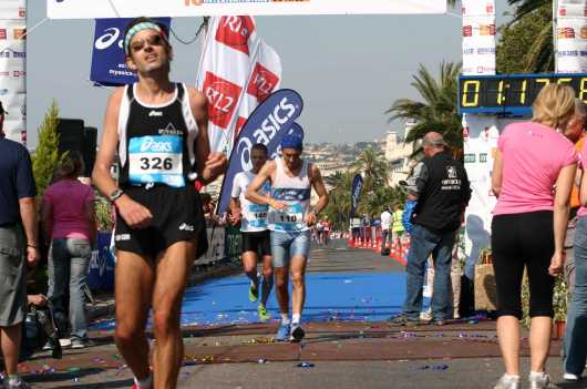 Pistis all'arrivo con il tempo di 1.17.57