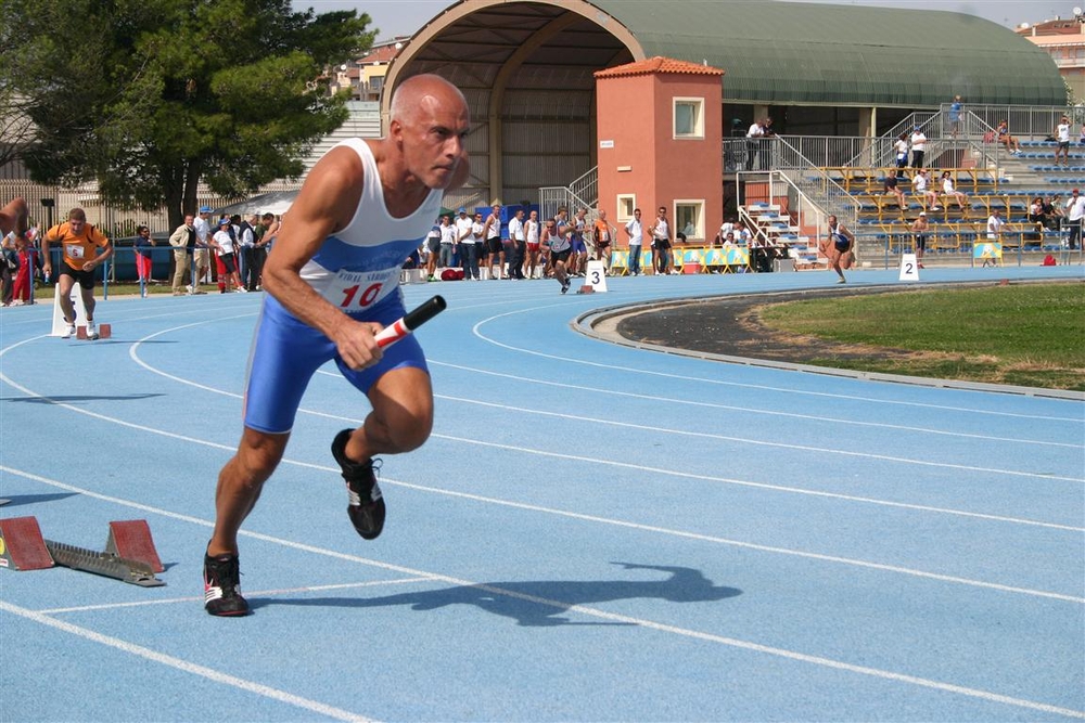 Ivo in un'immagine di repertorio! Anche QUEL giorno fu grandissima staffetta! 2010 Cagliari