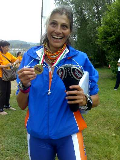 Chiara Tieghi e la sua medaglia d'oro