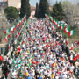 Il passaggio sul ponte della Priula dell'edizione 2008