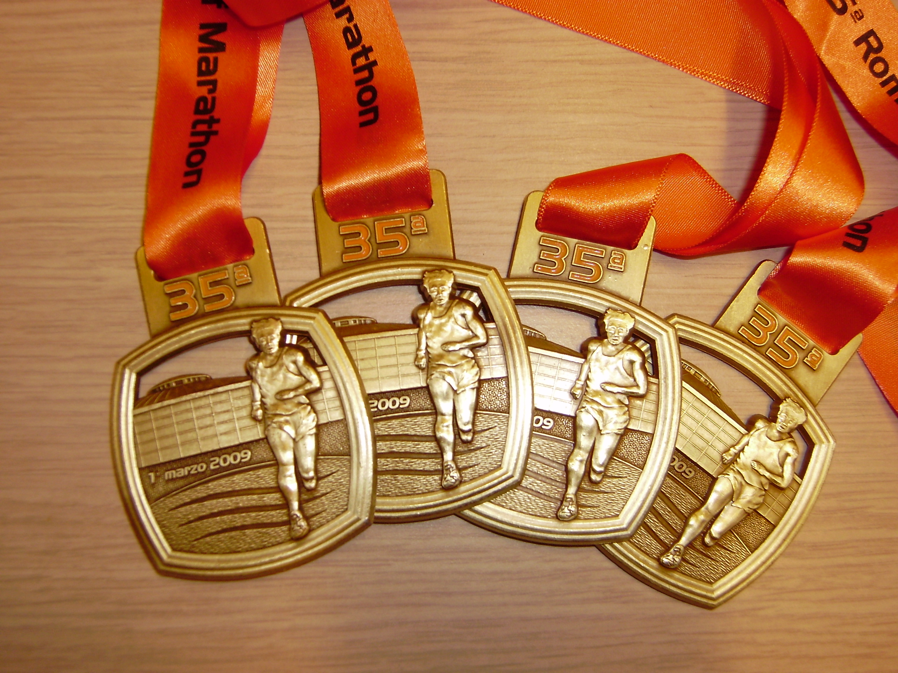La medaglia della Roma-Ostia 2009