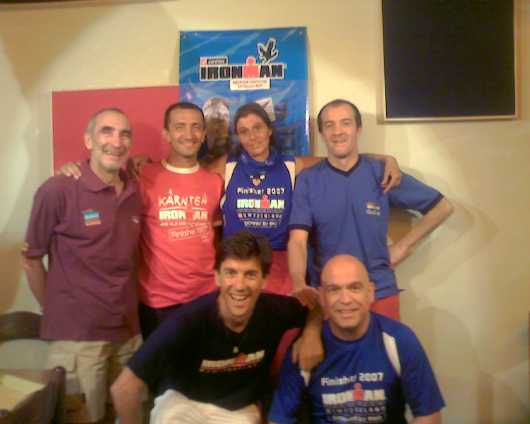 Alemanni, Bucci, Tieghi, Ghidotti, Marta e Pera: Ironman di ieri, oggi e....domani