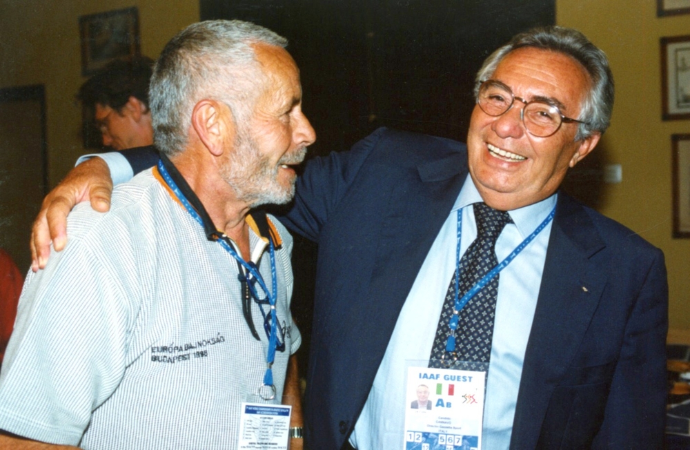 Pietro Pastorini con Candido Cannavò