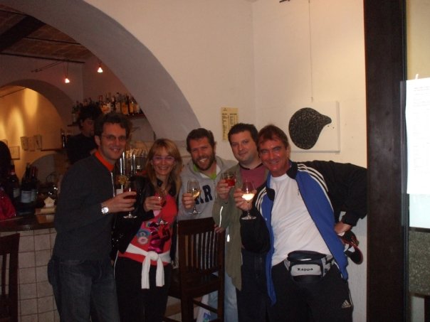 Aperitivo Triestino: EJ, Elena, Franz, Sandro e Carlos