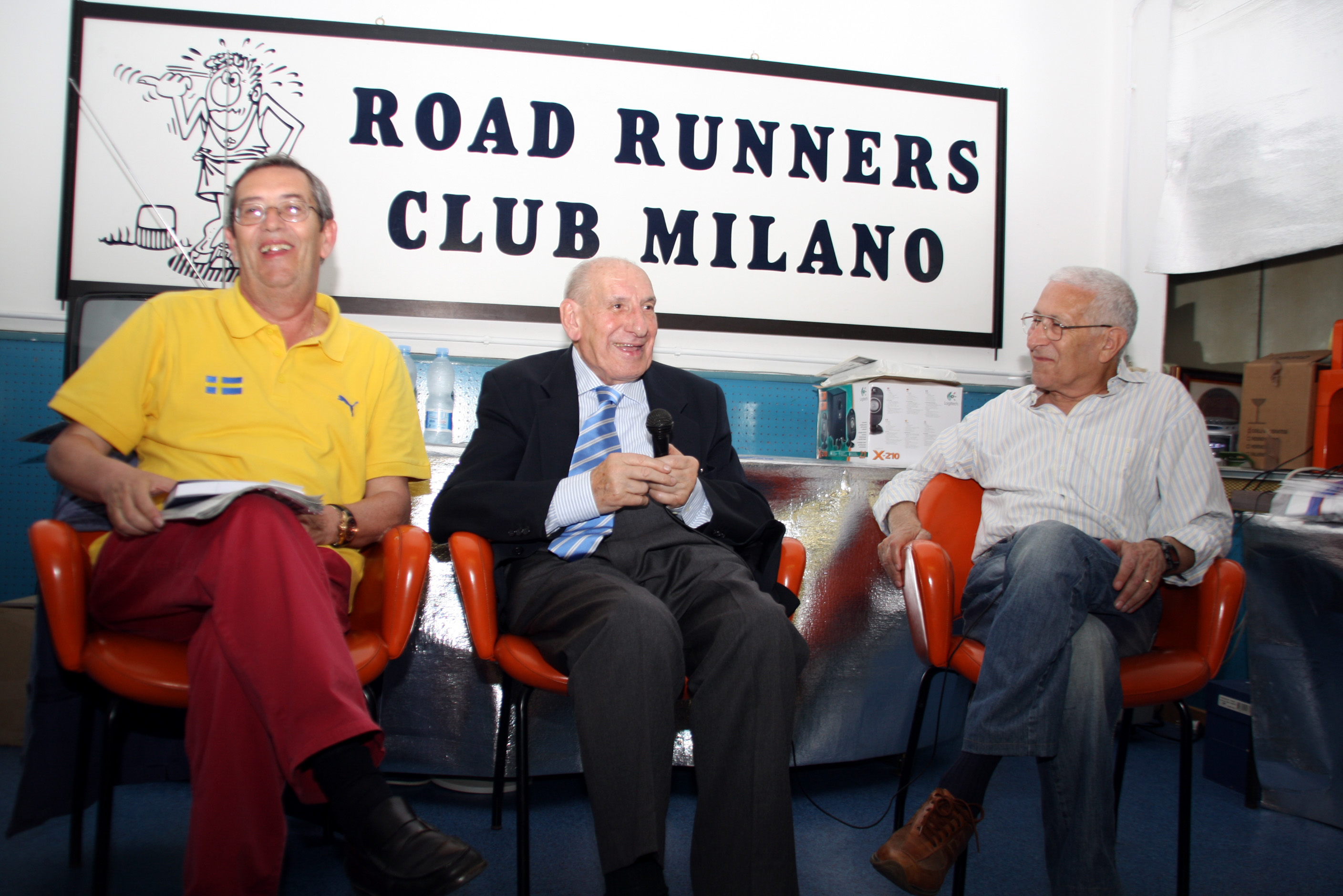 Il tavolo dei relatori, Walter Brambilla, Carlo Monti e Rudy Marchisio (foto G.Alvazzi)