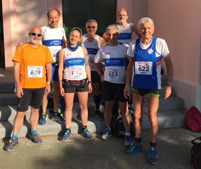 Pucci, in prima fila, guida la squadra Road alla 50 km di Romagna, il giorno in cui si laureò campione italiano Pucci, in prima fila, guida la squadra Road alla 50 km di Romagna, il giorno in cui si laureò campione italiano
