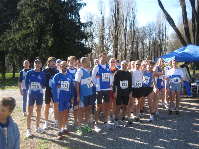 La partenza del Cross sociale in Montagnetta